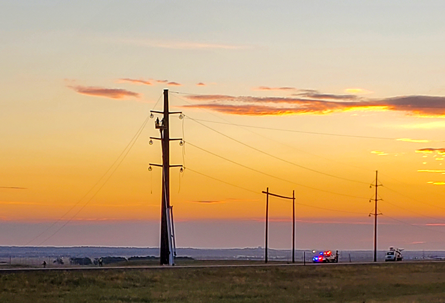 Restoring power for 741 customers in Custer, South Dakota