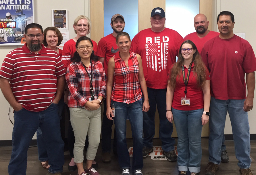 Black Hills Energy employees shows support by wearing R.E.D. | Black ...
