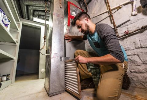 Replace furnace filter